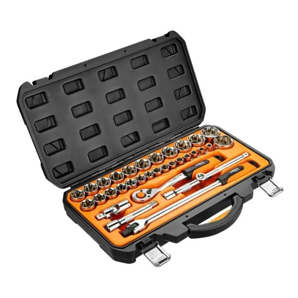 Coffret De Clés à Douille Et Accessoires 33 Pièces NEO TOOLS 08-692 1