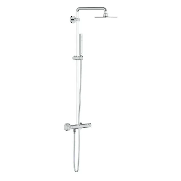 Colonne De Douche Thermostatique EUPHORIA 150 GROHE 27932000 – Tête 15 X 15 Cm + Douchette Stick 1