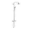 Colonne Thermostatique EUPHORIA SYSTEM 180 GROHE 27296001 – Tête Ø 18 Cm + Douchette 3 Jets – Chromé 7