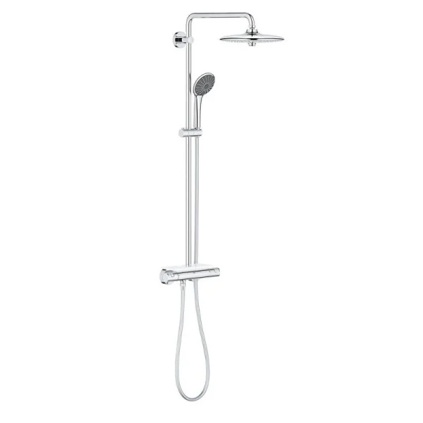 Colonne Thermostatique VITALIO JOY XL GROHE 26403001 – Tête Ø 26 Cm 3 Jets + Douchette 3 Jets 1