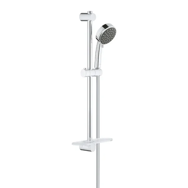 Ensemble VITALIO COMFORT 100 GROHE 26398000 Douchette 2 Jets + Barre 60 Cm + Flexible 175 Cm – Chrome 1