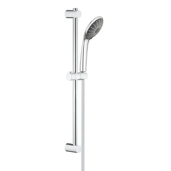 Ensemble VITALIO JOY GROHE 27333000 Douchette 3 Jets + Barre 60 Cm + Flexible 175 Cm – Chrome 1