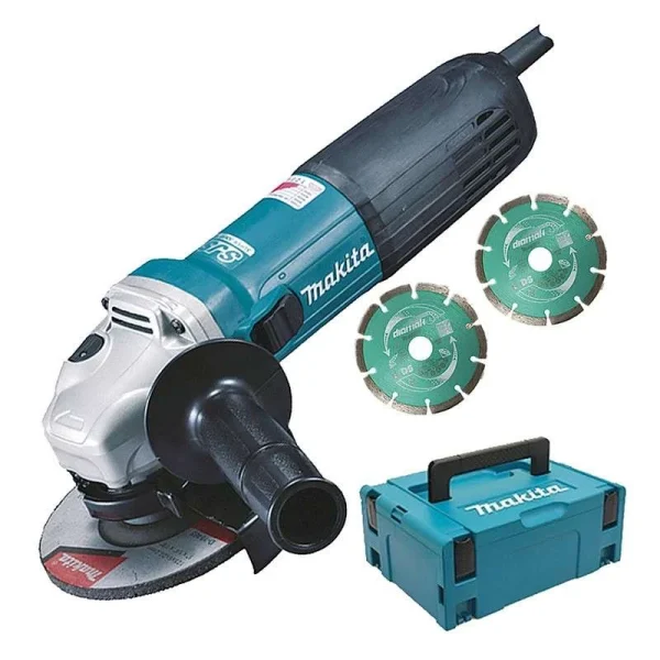 MAKITA MACHINES Meuleuse MAKITA GA5040RKDJ Ø125 Mm 1100 W + 2 Disques DIAMAK 1