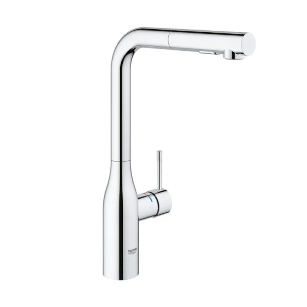 Mitigeur évier ESSENCE GROHE 30270000 – Bec Haut Pivotant – Douchette Extractible – Chrome 1