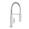 Mitigeur évier EUROCUBE GROHE 31395000 Douchette Avec Flexible Mobile Sur Ressort Apparent – Chrome 5