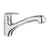 Mitigeur évier EURODISC GROHE 32257001 – Bec Bas – Douchette Extractible 2 Jets – Chrome 7