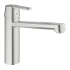 Mitigeur évier GET GROHE 30196DC0 Monocommande – Bec Droit – Supersteel 7