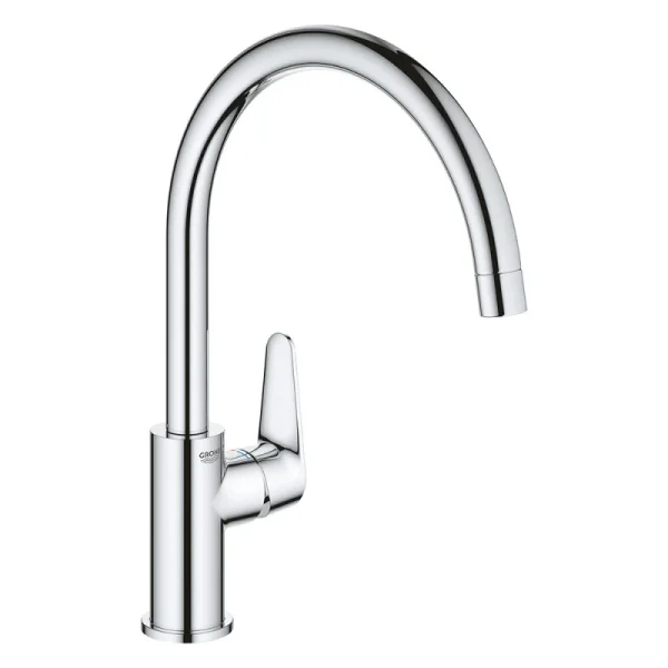 Mitigeur évier Monocommande START CURVE GROHE 31554001 Bec Col De Cygne – Chrome 1