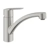 Mitigeur évier START GROHE 32441DC2 QuickFix Plus – Bec Bas- Rotation 140° – Inox Brossé 5