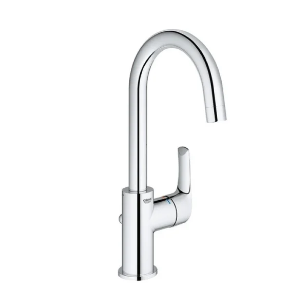 Mitigeur Lavabo EUROSMART GROHE 23537002 – Taille L – Col De Cygne – Chrome 1