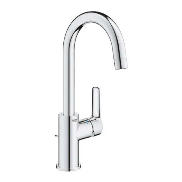 Mitigeur Lavabo Monocommande START GROHE 23554002 QuickFix – Bec Col De Cygne – Taille L – Chrome 1