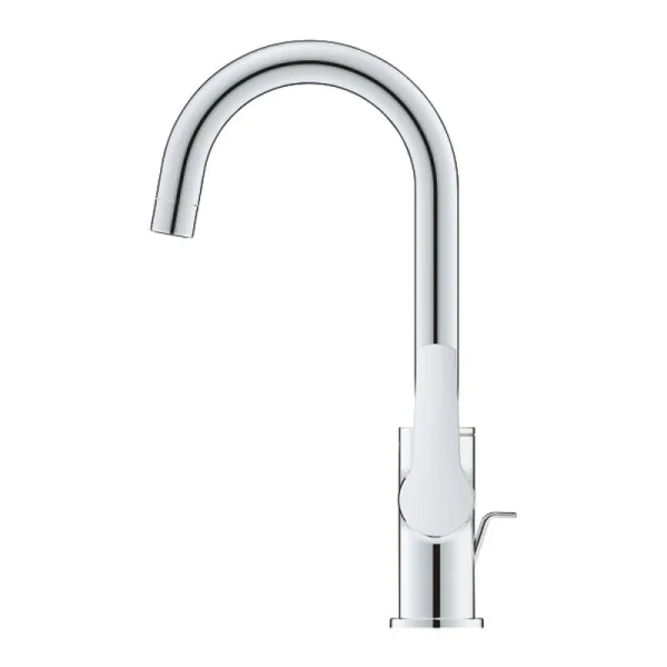 Mitigeur Lavabo START GROHE 24203002 QuickFix – Bec Col De Cygne Pivotant- Taille L – Chrome 1