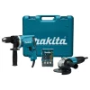 MAKITA MACHINES Pack Perceuse à Percussion HP1631 (710W) + Meuleuse GA5030R (125mm) MAKITA DK0050X1 En Coffret 7