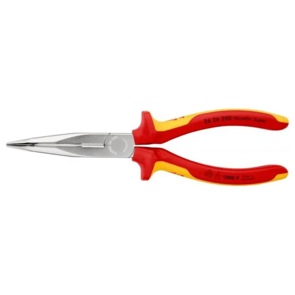 Pince à Becs Demi-ronds KNIPEX 26 26 200 200mm Coudés à 40 1