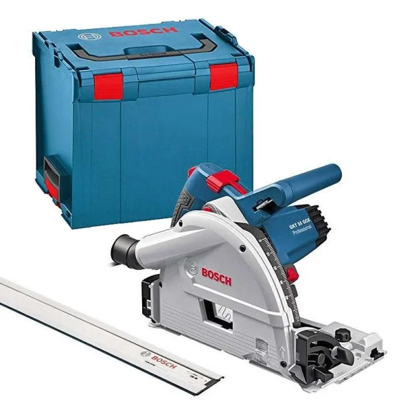 BOSCH MACHINES Scie Plongeante BOSCH GKT 55 GCE Professional + Rail De Guidage FSN 1600 1