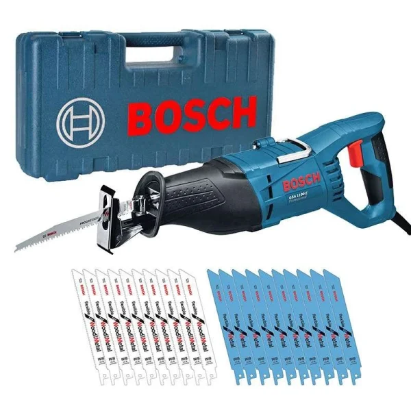 BOSCH MACHINES Scie Sabre Bosch Pro GSA 1100 E 1100 W + 20 Lames 1