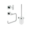 Set D’accessoires Pour WC ESSENTIALS CUBE GROHE 40757001 – Chrome 5