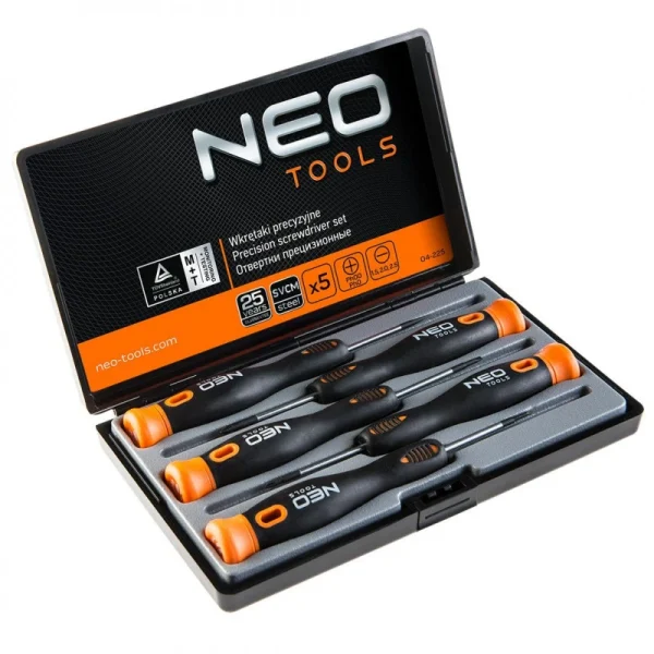 Tournevis De Précision NEO TOOLS 04-225 Jeu De 5 Pièces SvCm 1